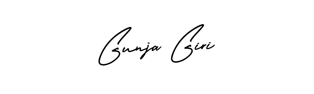Similarly AmerikaSignatureDemo-Regular is the best handwritten signature design. Signature creator online .You can use it as an online autograph creator for name Gunja Giri. Gunja Giri signature style 3 images and pictures png