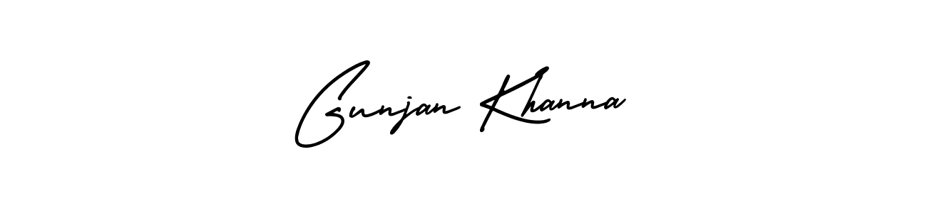 Similarly AmerikaSignatureDemo-Regular is the best handwritten signature design. Signature creator online .You can use it as an online autograph creator for name Gunjan Khanna. Gunjan Khanna signature style 3 images and pictures png