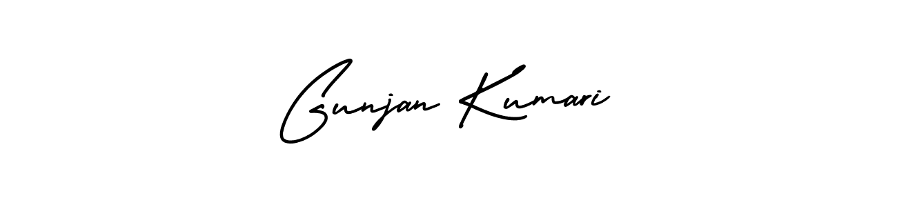 Make a beautiful signature design for name Gunjan Kumari. Use this online signature maker to create a handwritten signature for free. Gunjan Kumari signature style 3 images and pictures png