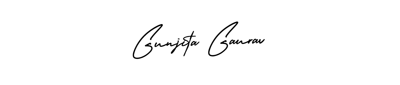 Once you've used our free online signature maker to create your best signature AmerikaSignatureDemo-Regular style, it's time to enjoy all of the benefits that Gunjita Gaurav name signing documents. Gunjita Gaurav signature style 3 images and pictures png