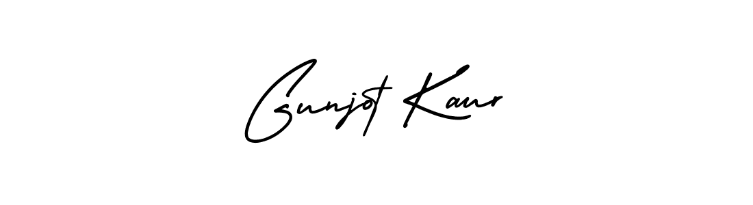 Create a beautiful signature design for name Gunjot Kaur. With this signature (AmerikaSignatureDemo-Regular) fonts, you can make a handwritten signature for free. Gunjot Kaur signature style 3 images and pictures png