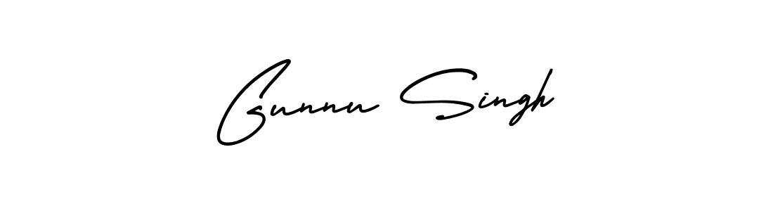 It looks lik you need a new signature style for name Gunnu Singh. Design unique handwritten (AmerikaSignatureDemo-Regular) signature with our free signature maker in just a few clicks. Gunnu Singh signature style 3 images and pictures png