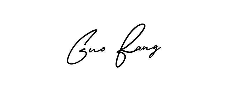 It looks lik you need a new signature style for name Guo Fang. Design unique handwritten (AmerikaSignatureDemo-Regular) signature with our free signature maker in just a few clicks. Guo Fang signature style 3 images and pictures png