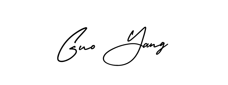 Similarly AmerikaSignatureDemo-Regular is the best handwritten signature design. Signature creator online .You can use it as an online autograph creator for name Guo Yang. Guo Yang signature style 3 images and pictures png