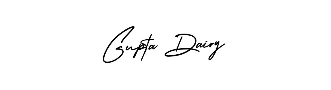 Also we have Gupta Dairy name is the best signature style. Create professional handwritten signature collection using AmerikaSignatureDemo-Regular autograph style. Gupta Dairy signature style 3 images and pictures png