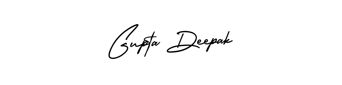 Make a short Gupta Deepak signature style. Manage your documents anywhere anytime using AmerikaSignatureDemo-Regular. Create and add eSignatures, submit forms, share and send files easily. Gupta Deepak signature style 3 images and pictures png