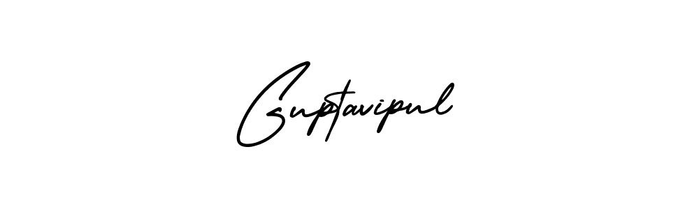 Also we have Guptavipul name is the best signature style. Create professional handwritten signature collection using AmerikaSignatureDemo-Regular autograph style. Guptavipul signature style 3 images and pictures png