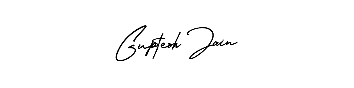You can use this online signature creator to create a handwritten signature for the name Guptesh Jain. This is the best online autograph maker. Guptesh Jain signature style 3 images and pictures png