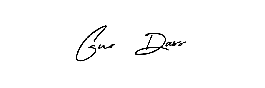 It looks lik you need a new signature style for name Gur  Dass. Design unique handwritten (AmerikaSignatureDemo-Regular) signature with our free signature maker in just a few clicks. Gur  Dass signature style 3 images and pictures png