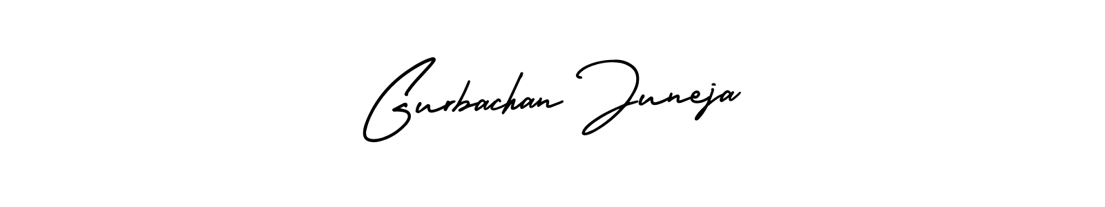 Gurbachan Juneja stylish signature style. Best Handwritten Sign (AmerikaSignatureDemo-Regular) for my name. Handwritten Signature Collection Ideas for my name Gurbachan Juneja. Gurbachan Juneja signature style 3 images and pictures png