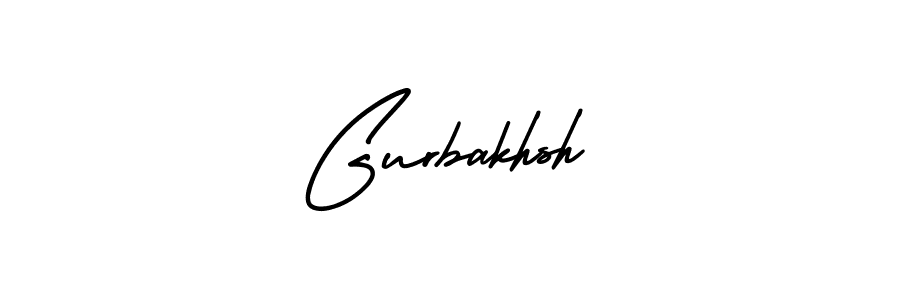 How to make Gurbakhsh name signature. Use AmerikaSignatureDemo-Regular style for creating short signs online. This is the latest handwritten sign. Gurbakhsh signature style 3 images and pictures png