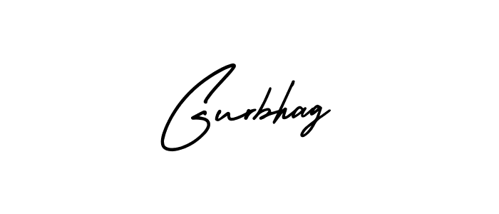 Gurbhag stylish signature style. Best Handwritten Sign (AmerikaSignatureDemo-Regular) for my name. Handwritten Signature Collection Ideas for my name Gurbhag. Gurbhag signature style 3 images and pictures png