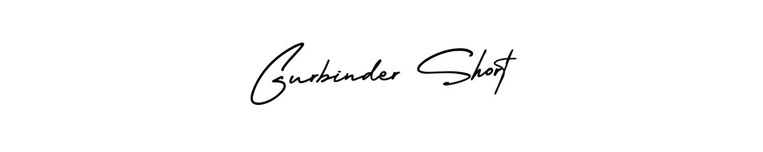 Create a beautiful signature design for name Gurbinder Short. With this signature (AmerikaSignatureDemo-Regular) fonts, you can make a handwritten signature for free. Gurbinder Short signature style 3 images and pictures png