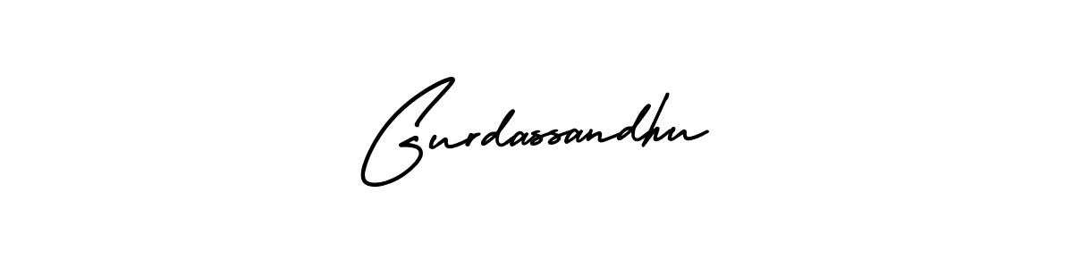 Gurdassandhu stylish signature style. Best Handwritten Sign (AmerikaSignatureDemo-Regular) for my name. Handwritten Signature Collection Ideas for my name Gurdassandhu. Gurdassandhu signature style 3 images and pictures png