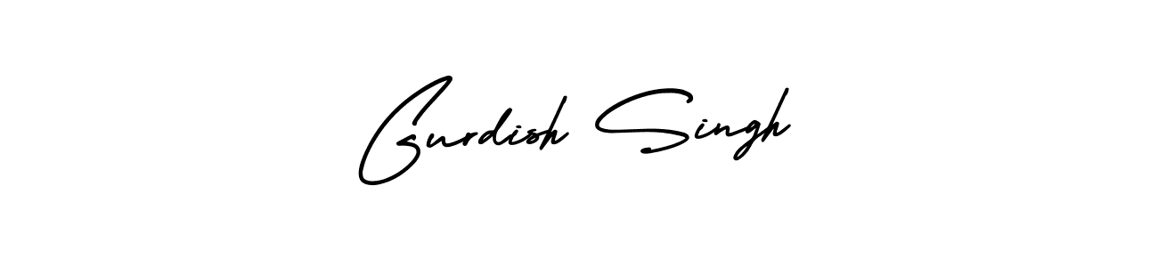 Create a beautiful signature design for name Gurdish Singh. With this signature (AmerikaSignatureDemo-Regular) fonts, you can make a handwritten signature for free. Gurdish Singh signature style 3 images and pictures png