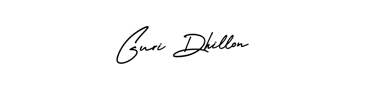 How to Draw Guri Dhillon signature style? AmerikaSignatureDemo-Regular is a latest design signature styles for name Guri Dhillon. Guri Dhillon signature style 3 images and pictures png