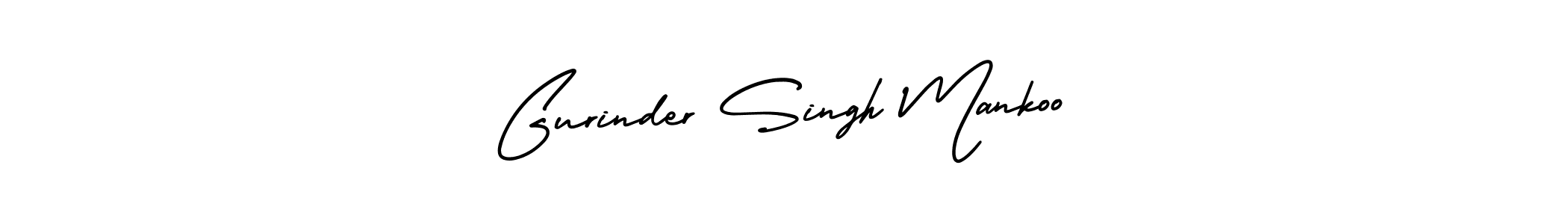 Gurinder Singh Mankoo stylish signature style. Best Handwritten Sign (AmerikaSignatureDemo-Regular) for my name. Handwritten Signature Collection Ideas for my name Gurinder Singh Mankoo. Gurinder Singh Mankoo signature style 3 images and pictures png