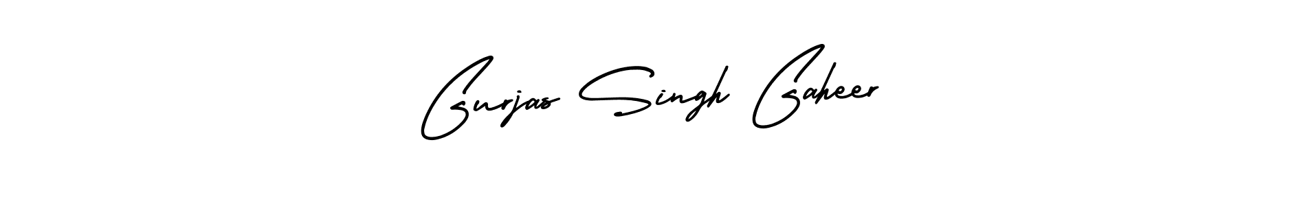 The best way (AmerikaSignatureDemo-Regular) to make a short signature is to pick only two or three words in your name. The name Gurjas Singh Gaheer include a total of six letters. For converting this name. Gurjas Singh Gaheer signature style 3 images and pictures png