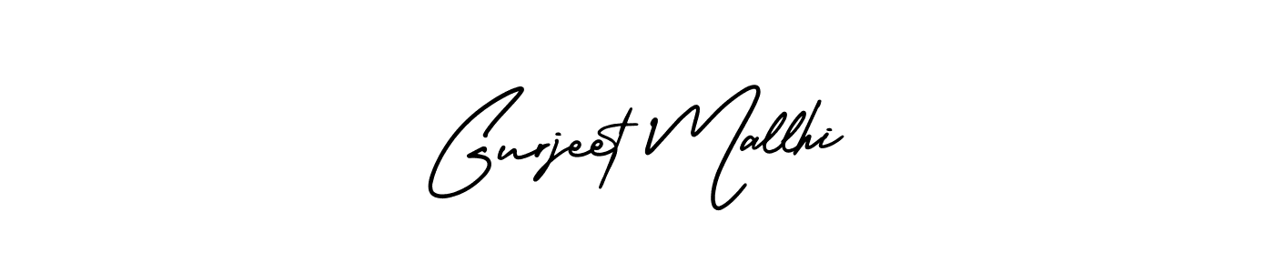 Make a short Gurjeet Mallhi signature style. Manage your documents anywhere anytime using AmerikaSignatureDemo-Regular. Create and add eSignatures, submit forms, share and send files easily. Gurjeet Mallhi signature style 3 images and pictures png