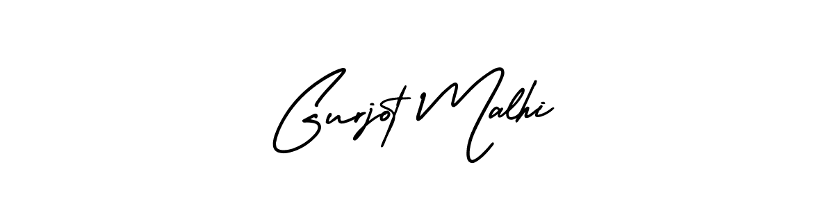 Design your own signature with our free online signature maker. With this signature software, you can create a handwritten (AmerikaSignatureDemo-Regular) signature for name Gurjot Malhi. Gurjot Malhi signature style 3 images and pictures png