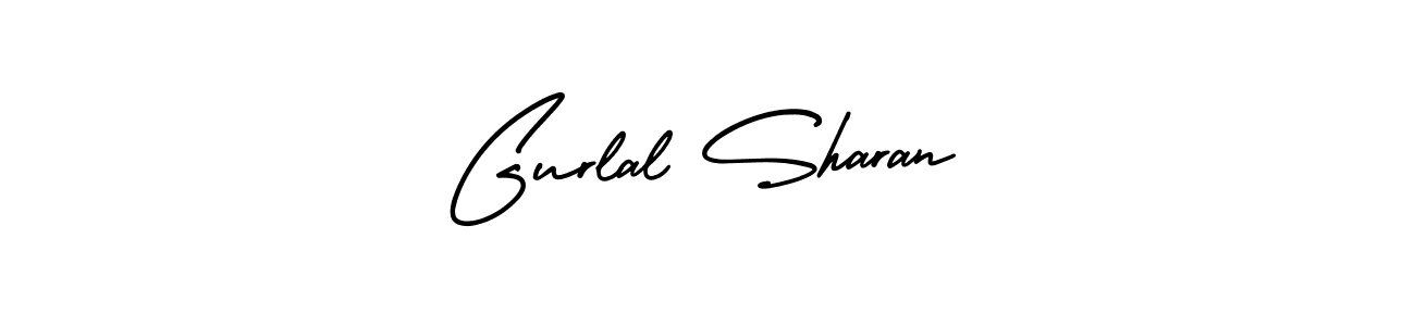 Gurlal Sharan stylish signature style. Best Handwritten Sign (AmerikaSignatureDemo-Regular) for my name. Handwritten Signature Collection Ideas for my name Gurlal Sharan. Gurlal Sharan signature style 3 images and pictures png