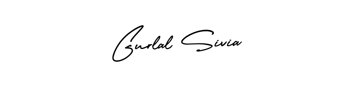 Make a beautiful signature design for name Gurlal Sivia. With this signature (AmerikaSignatureDemo-Regular) style, you can create a handwritten signature for free. Gurlal Sivia signature style 3 images and pictures png