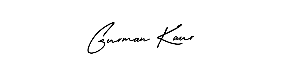 Gurman Kaur stylish signature style. Best Handwritten Sign (AmerikaSignatureDemo-Regular) for my name. Handwritten Signature Collection Ideas for my name Gurman Kaur. Gurman Kaur signature style 3 images and pictures png