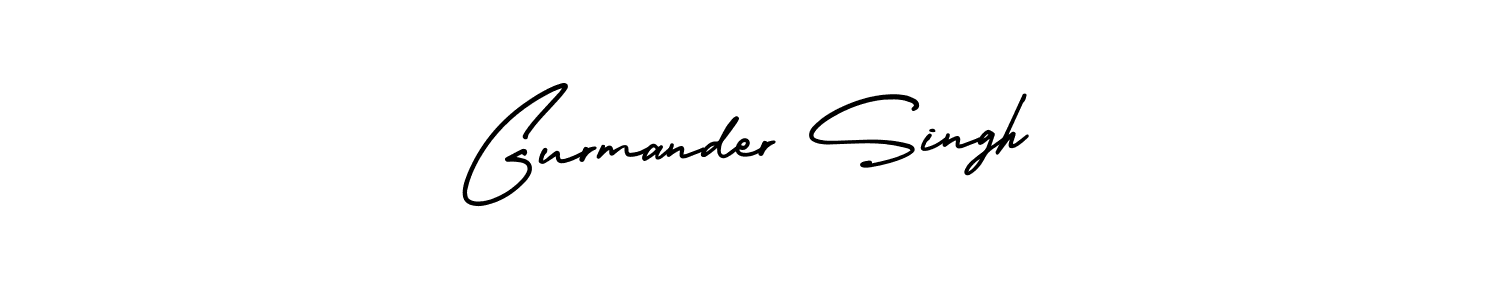 This is the best signature style for the Gurmander Singh name. Also you like these signature font (AmerikaSignatureDemo-Regular). Mix name signature. Gurmander Singh signature style 3 images and pictures png