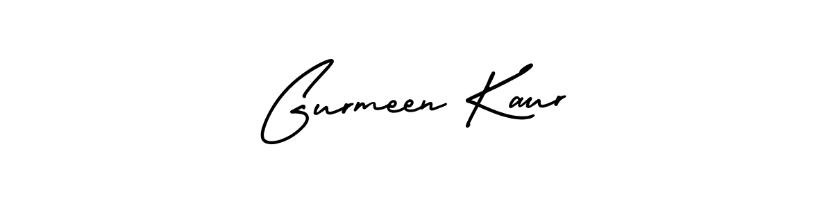 Gurmeen Kaur stylish signature style. Best Handwritten Sign (AmerikaSignatureDemo-Regular) for my name. Handwritten Signature Collection Ideas for my name Gurmeen Kaur. Gurmeen Kaur signature style 3 images and pictures png