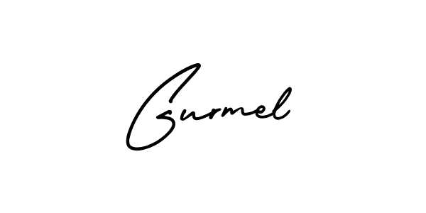 Make a beautiful signature design for name Gurmel. With this signature (AmerikaSignatureDemo-Regular) style, you can create a handwritten signature for free. Gurmel signature style 3 images and pictures png