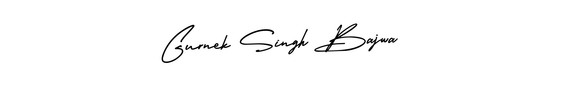 Design your own signature with our free online signature maker. With this signature software, you can create a handwritten (AmerikaSignatureDemo-Regular) signature for name Gurnek Singh Bajwa. Gurnek Singh Bajwa signature style 3 images and pictures png