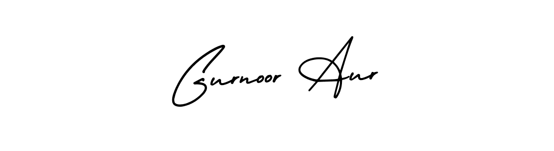 Here are the top 10 professional signature styles for the name Gurnoor Aur. These are the best autograph styles you can use for your name. Gurnoor Aur signature style 3 images and pictures png