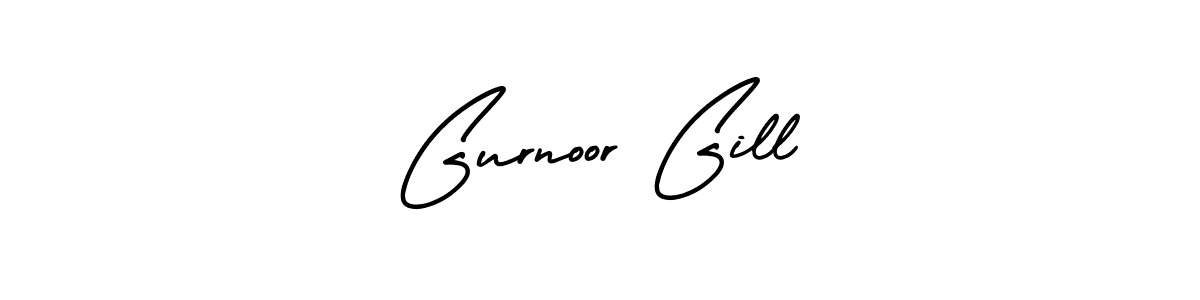 Create a beautiful signature design for name Gurnoor Gill. With this signature (AmerikaSignatureDemo-Regular) fonts, you can make a handwritten signature for free. Gurnoor Gill signature style 3 images and pictures png