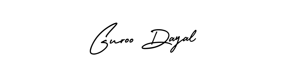 How to make Guroo Dayal signature? AmerikaSignatureDemo-Regular is a professional autograph style. Create handwritten signature for Guroo Dayal name. Guroo Dayal signature style 3 images and pictures png