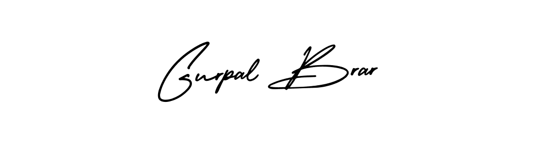 Create a beautiful signature design for name Gurpal Brar. With this signature (AmerikaSignatureDemo-Regular) fonts, you can make a handwritten signature for free. Gurpal Brar signature style 3 images and pictures png