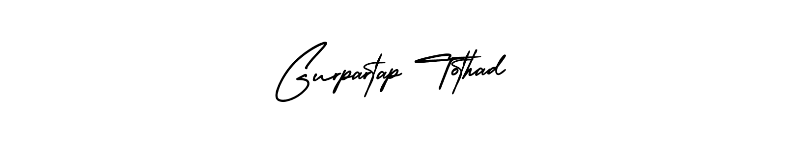 Make a beautiful signature design for name Gurpartap Tothad. Use this online signature maker to create a handwritten signature for free. Gurpartap Tothad signature style 3 images and pictures png