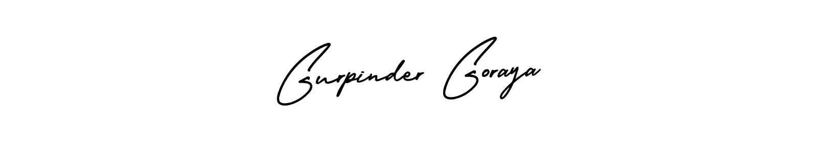 How to make Gurpinder Goraya signature? AmerikaSignatureDemo-Regular is a professional autograph style. Create handwritten signature for Gurpinder Goraya name. Gurpinder Goraya signature style 3 images and pictures png
