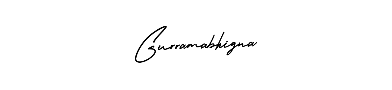 Make a beautiful signature design for name Gurramabhigna. With this signature (AmerikaSignatureDemo-Regular) style, you can create a handwritten signature for free. Gurramabhigna signature style 3 images and pictures png