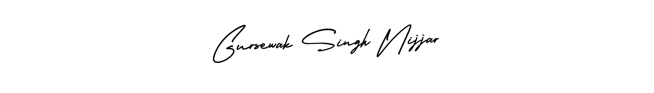 Best and Professional Signature Style for Gursewak Singh Nijjar. AmerikaSignatureDemo-Regular Best Signature Style Collection. Gursewak Singh Nijjar signature style 3 images and pictures png