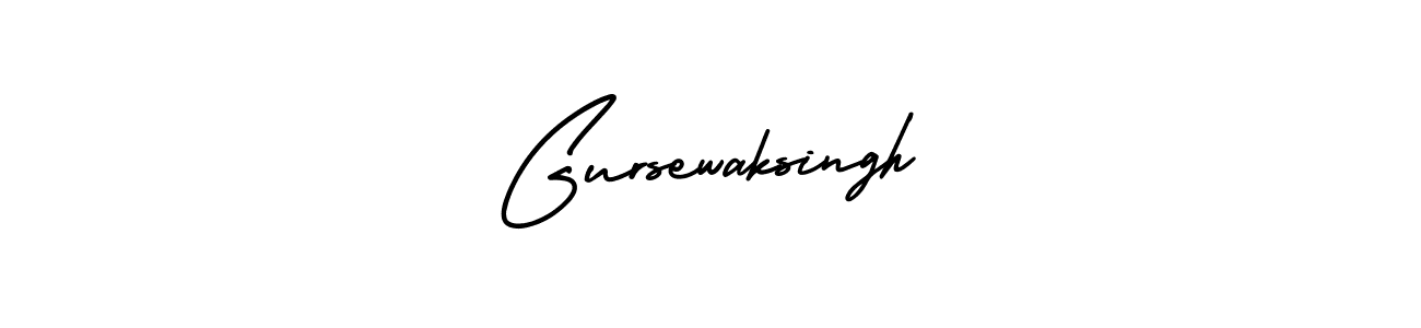It looks lik you need a new signature style for name Gursewaksingh. Design unique handwritten (AmerikaSignatureDemo-Regular) signature with our free signature maker in just a few clicks. Gursewaksingh signature style 3 images and pictures png