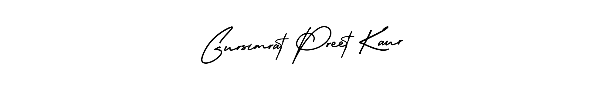 Gursimrat Preet Kaur stylish signature style. Best Handwritten Sign (AmerikaSignatureDemo-Regular) for my name. Handwritten Signature Collection Ideas for my name Gursimrat Preet Kaur. Gursimrat Preet Kaur signature style 3 images and pictures png