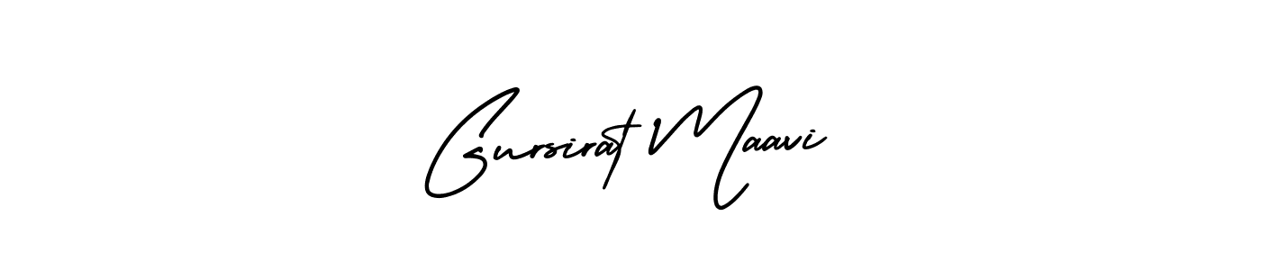 Also You can easily find your signature by using the search form. We will create Gursirat Maavi name handwritten signature images for you free of cost using AmerikaSignatureDemo-Regular sign style. Gursirat Maavi signature style 3 images and pictures png