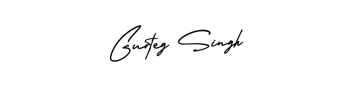 How to make Gurteg Singh signature? AmerikaSignatureDemo-Regular is a professional autograph style. Create handwritten signature for Gurteg Singh name. Gurteg Singh signature style 3 images and pictures png