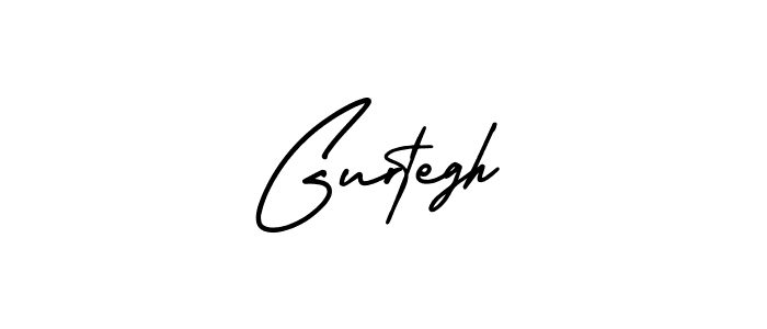 How to make Gurtegh name signature. Use AmerikaSignatureDemo-Regular style for creating short signs online. This is the latest handwritten sign. Gurtegh signature style 3 images and pictures png