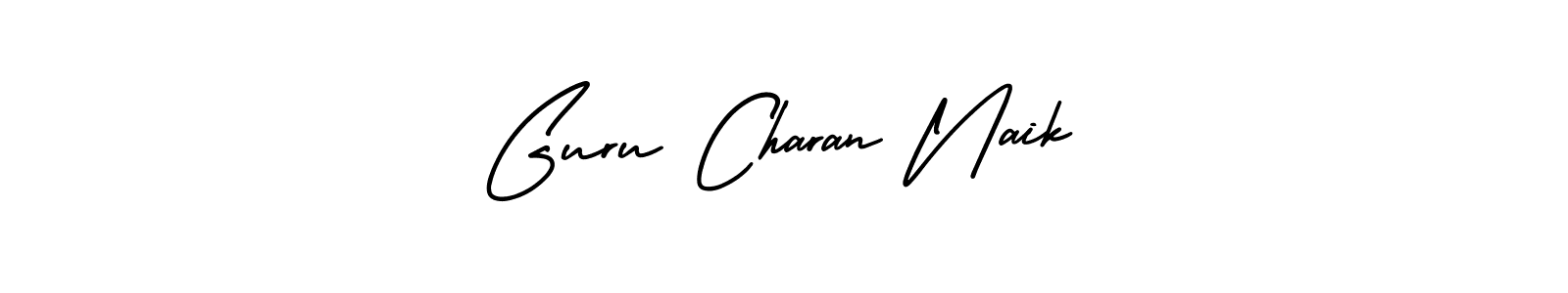 AmerikaSignatureDemo-Regular is a professional signature style that is perfect for those who want to add a touch of class to their signature. It is also a great choice for those who want to make their signature more unique. Get Guru Charan Naik name to fancy signature for free. Guru Charan Naik signature style 3 images and pictures png