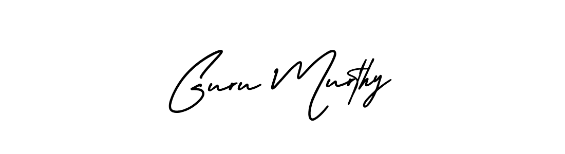 Make a beautiful signature design for name Guru Murthy. With this signature (AmerikaSignatureDemo-Regular) style, you can create a handwritten signature for free. Guru Murthy signature style 3 images and pictures png