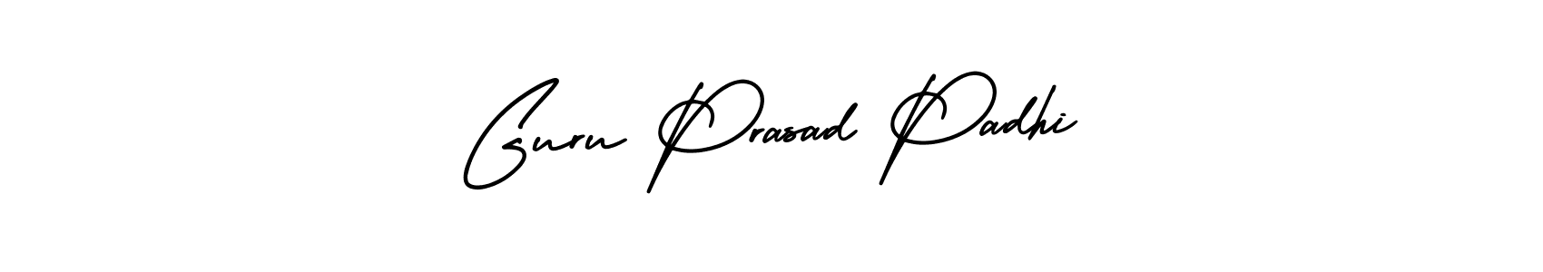 How to make Guru Prasad Padhi signature? AmerikaSignatureDemo-Regular is a professional autograph style. Create handwritten signature for Guru Prasad Padhi name. Guru Prasad Padhi signature style 3 images and pictures png