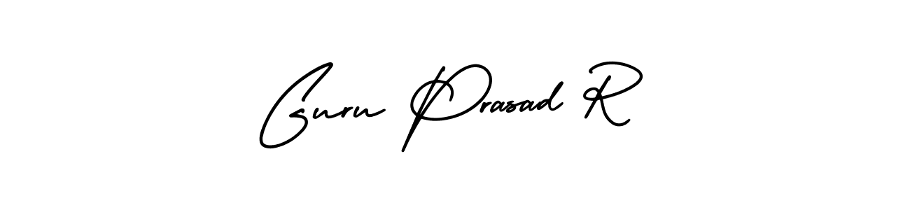 Best and Professional Signature Style for Guru Prasad R. AmerikaSignatureDemo-Regular Best Signature Style Collection. Guru Prasad R signature style 3 images and pictures png