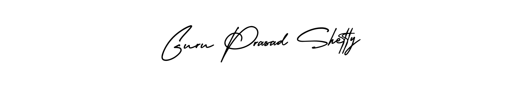 Also we have Guru Prasad Shetty name is the best signature style. Create professional handwritten signature collection using AmerikaSignatureDemo-Regular autograph style. Guru Prasad Shetty signature style 3 images and pictures png