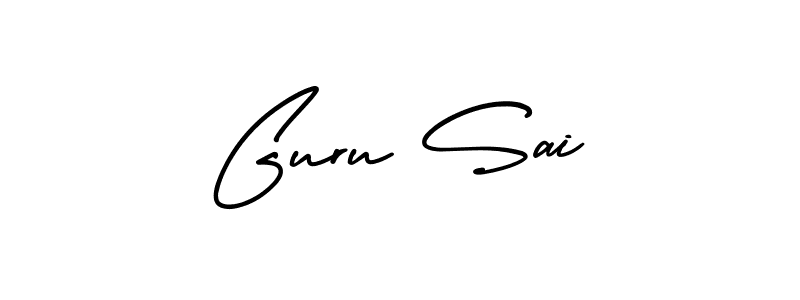 Create a beautiful signature design for name Guru Sai. With this signature (AmerikaSignatureDemo-Regular) fonts, you can make a handwritten signature for free. Guru Sai signature style 3 images and pictures png